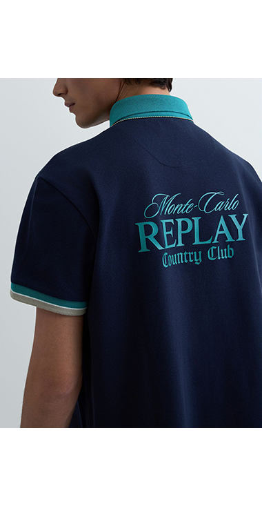 REPLAY &times; Monte Carlo Country Club ポロシャツ 詳細画像